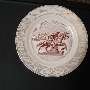 Pony Express Collectible Plate